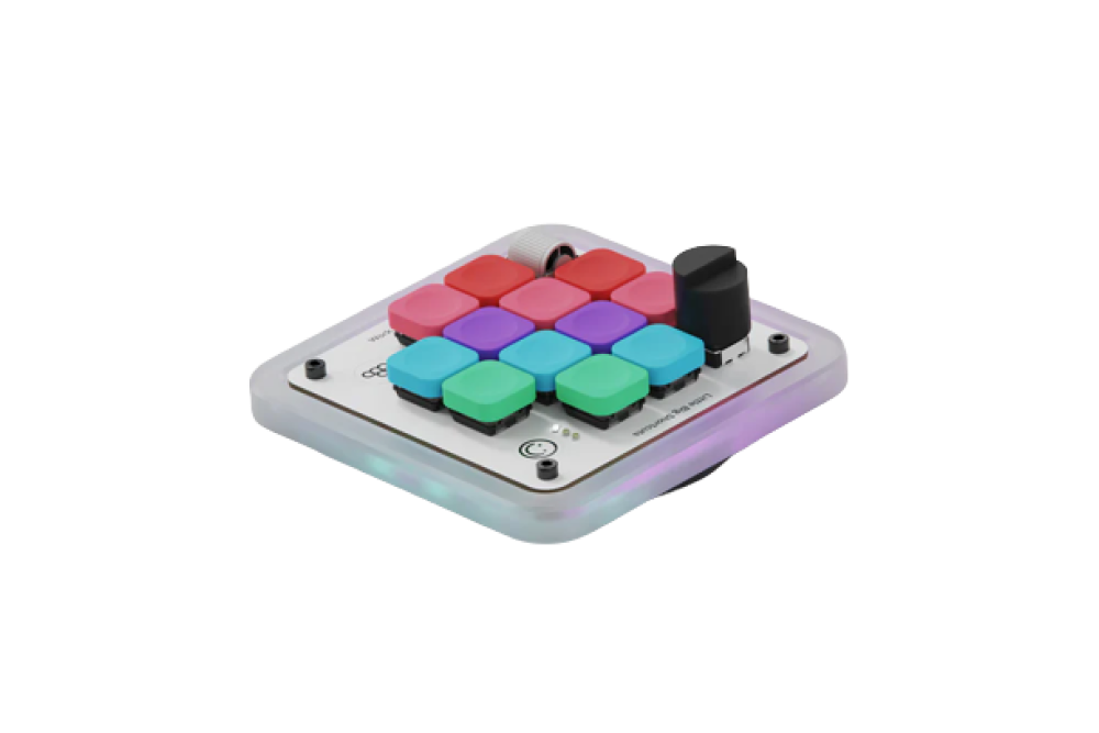 Figma Creator Micro; a mini mechanical keyboard for Figma shortcuts.