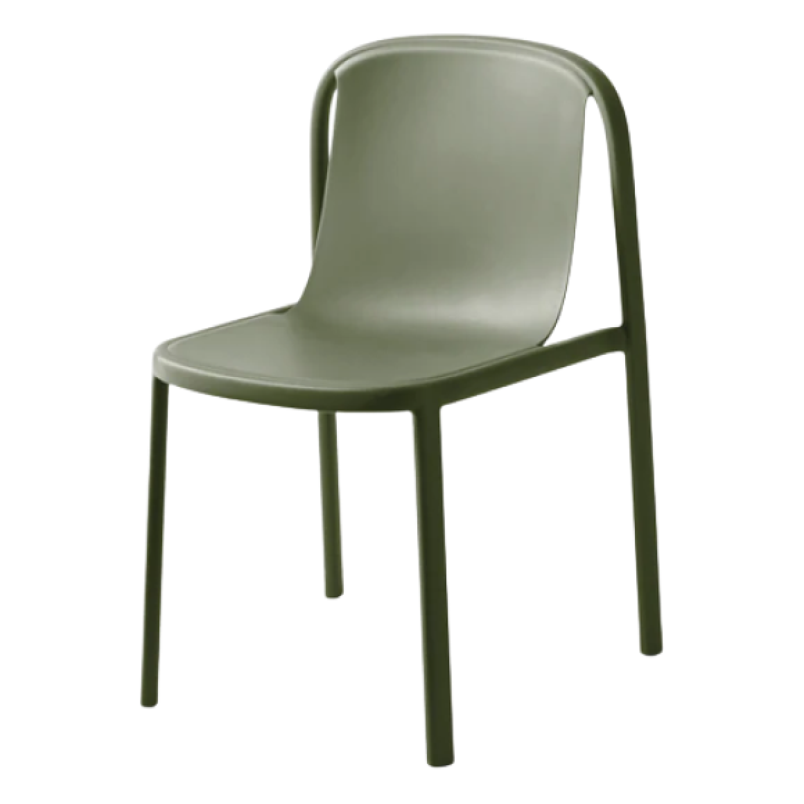 a green chair
