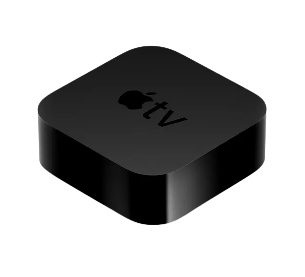 Apple TV in Black angled
