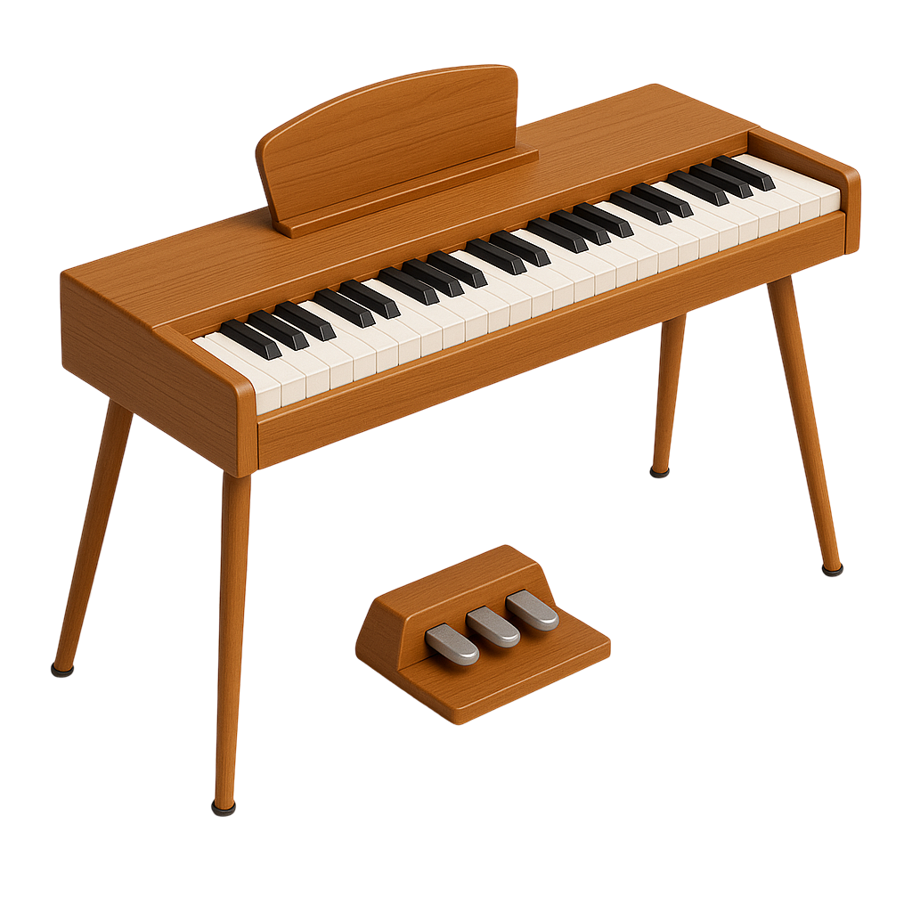 Donner Electric Piano; looks a bit like furniture with angular legs